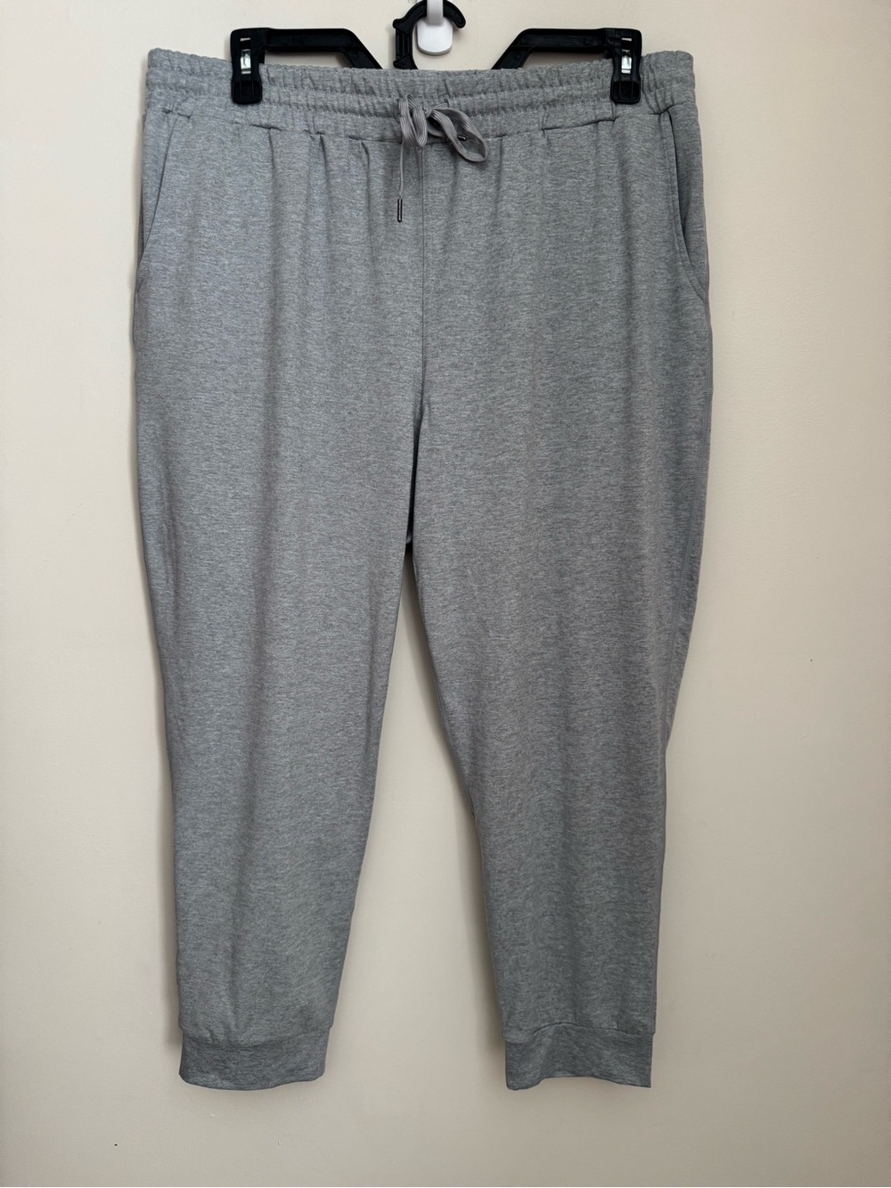 Quince Flowknit Mid-Rise Jogger Women’s XL Heather Gray Lounge Pants